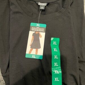 FINAL MARKDOWN!! NWT BLACK Nicole Miller Tiered Dress, Size XL